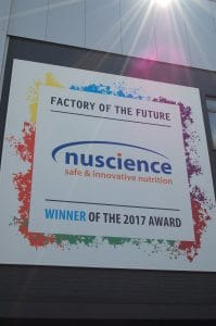 On the facade it can be seen that Nuscience is proud of the title.