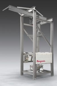 Sanitary Bulk Bag Discharger With Open Channel Construction