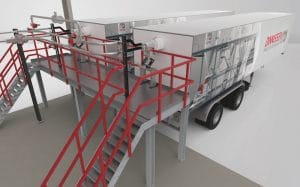 Unique Safe Transport of BHET - by Dinnissen Process Technology