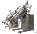 Efficient drying of bulk materials in inclined position