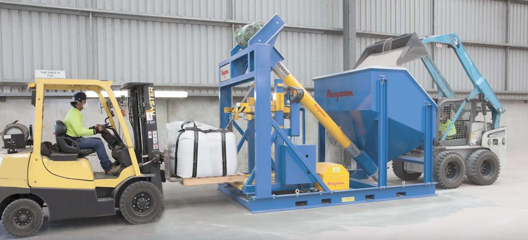 HeavyDuty Bulk BagFilling Station Handles Abrasive Zircon and Rutile