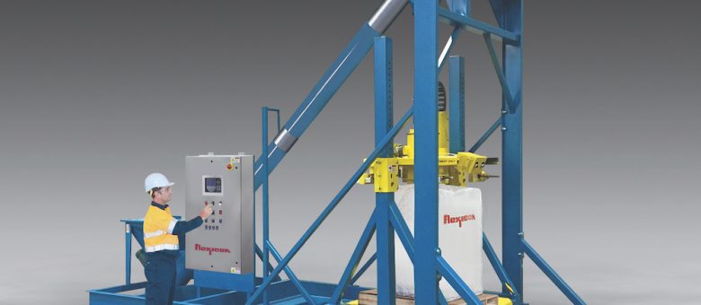 Ultra-Heavy-Duty Bulk Bag Filler With Integral Conveyor