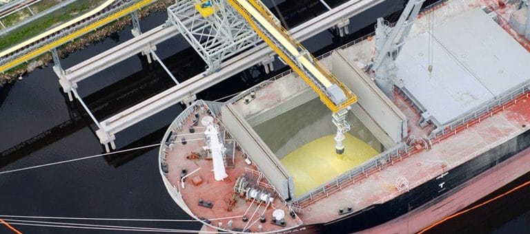 Ship Loader Capable of Safely and Reliably Handling Sulfur Prill at High Capacities