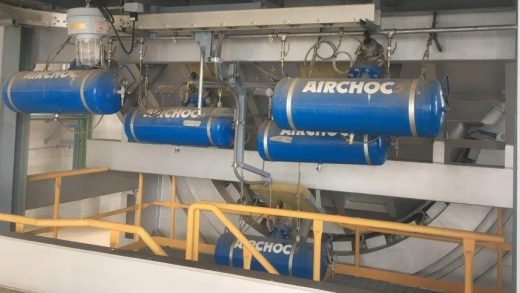 90% of Blockages Removes with AIRCHOC® Air Cannons