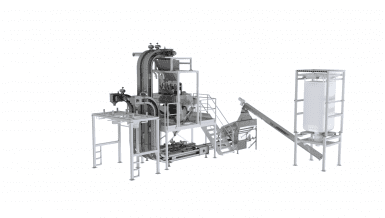 Explosion-Proof Mini Z Conveyor for Gently Transporting Powders, Grains and Granulates