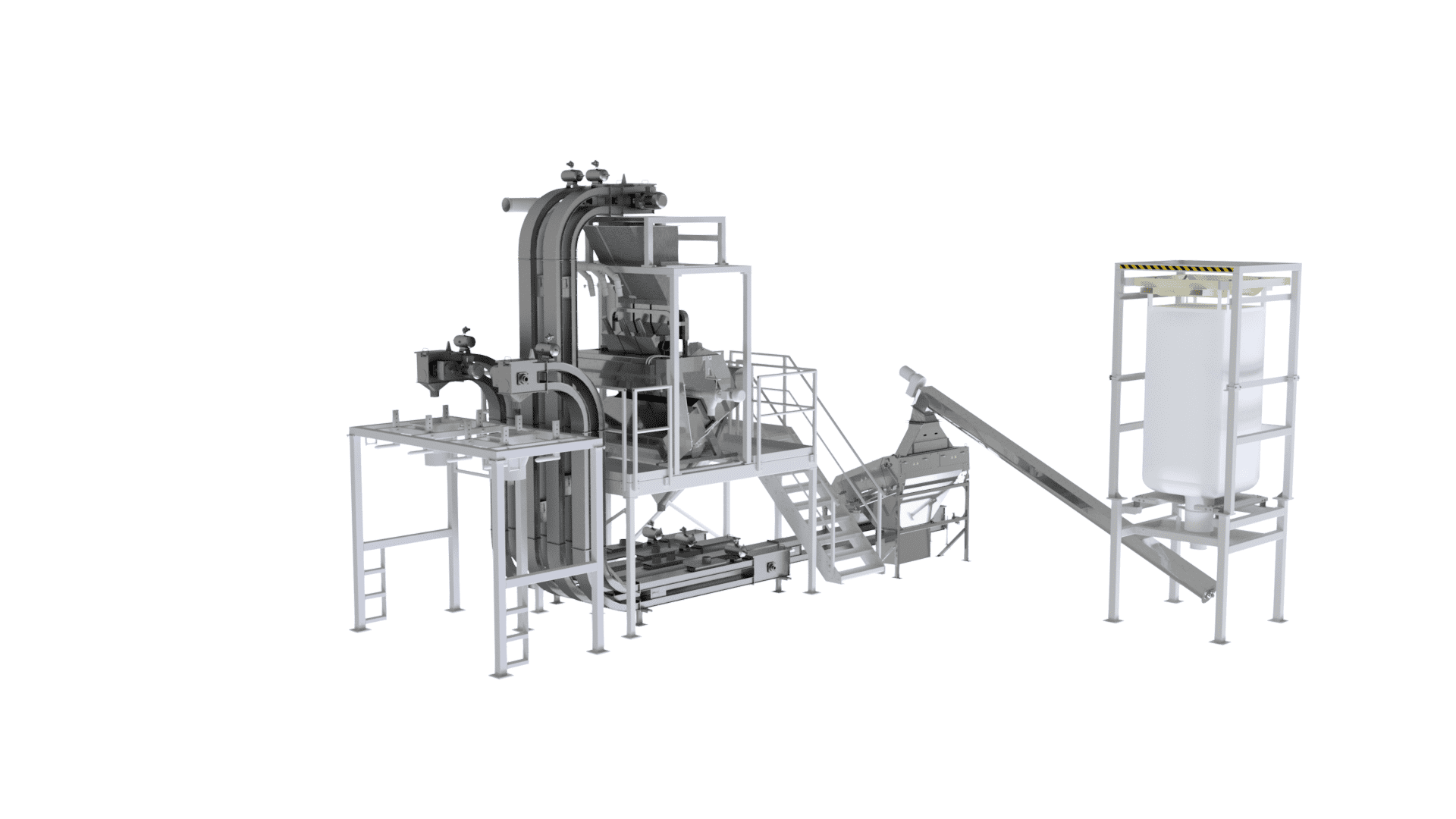Explosion-Proof Mini Z Conveyor for Gently Transporting Powders, Grains and Granulates