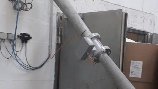 Mass flow measurement of EPS granules with MaxxFlow HTC