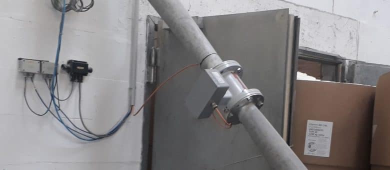 Mass flow measurement of EPS granules with MaxxFlow HTC