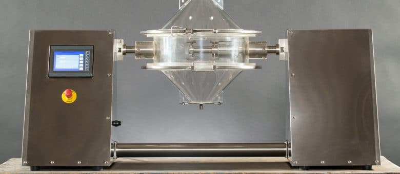 Transparent Powder Mixer Offers Fastest, Clearest Insight into Mixing in the Industry