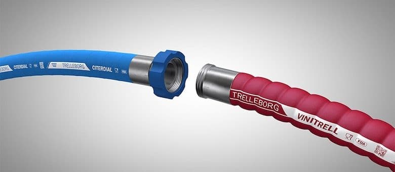 Trelleborg Launches White Conductive Hoses that Reduce Powder Ignition Risk