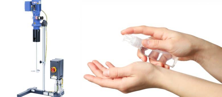 Production of Hand Sanitiser with IKA Agitators