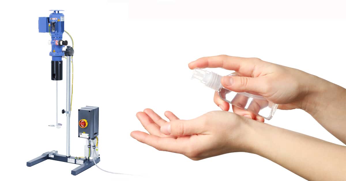 Production of Hand Sanitiser with IKA Agitators
