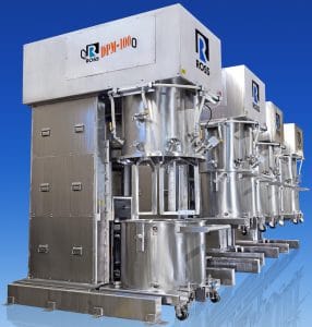 HAUPPAUGE - The ROSS Double Planetary Mixer is available in a reverse-lift design which raises the vessel to the mixing position, rather than lowering the agitator assembly.