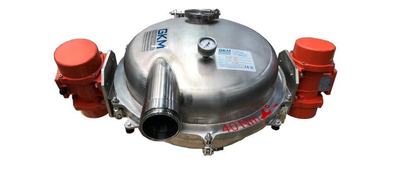 New pressure-resistant GKM screening machine KTS-VP2 600 for control screening in pneumatic conveying streams