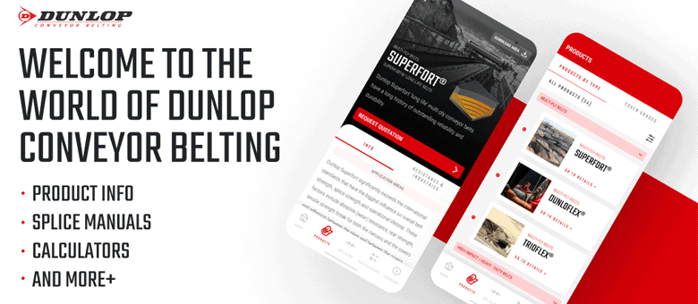 Extending a Helping Hand – Dunlop Conveyor Belting Launch new Conveyor Belt App