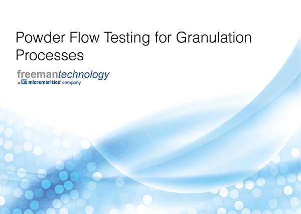 Getting to grips with granulation: a new eBook from Freeman Technology