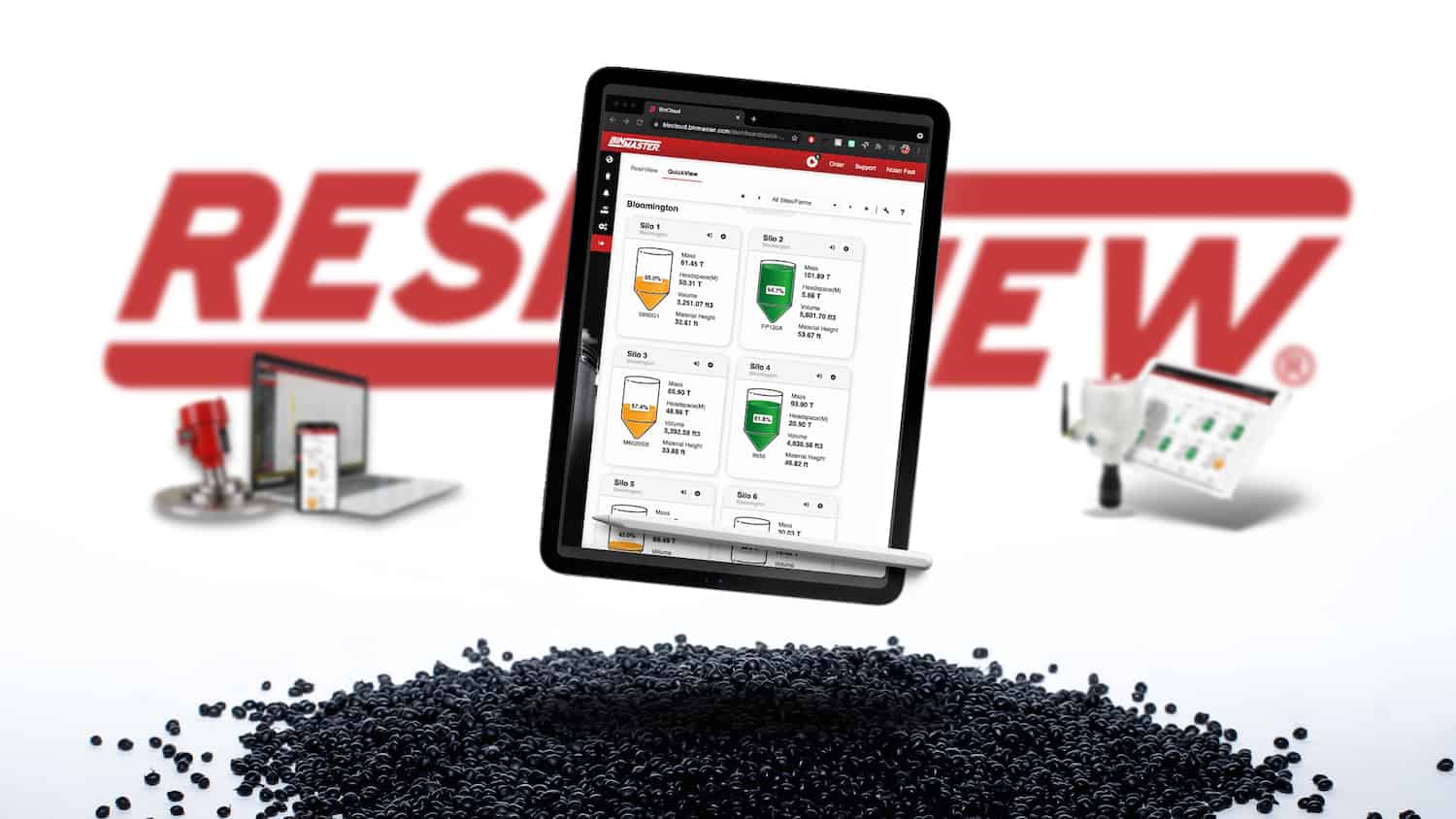 Master Resin Inventory in Silos with ResinView®