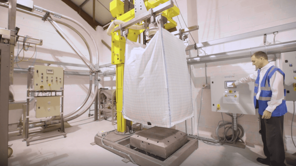 Spiroflow’s Cone Table Elite (CTE) Bulk Bag Filler Delivers Fast Results