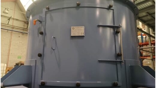 Solving the Delivery of Complex Material to Pressing Processes in Confined Areas