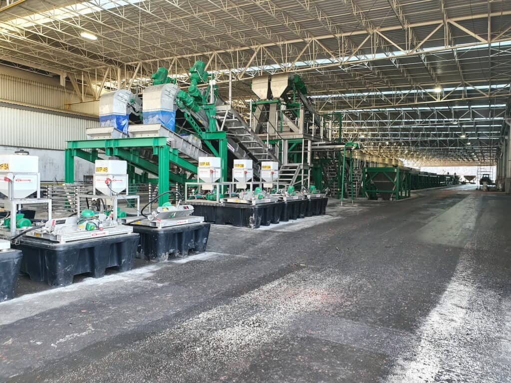 200 Meter Long Blending Plant in Mexico