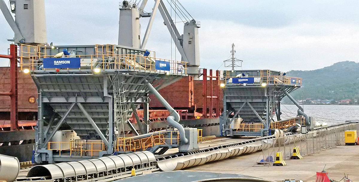 SAMSON Eco Hopper for Smallest Environmental Impact During Ship Unloading