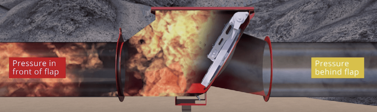 Vigiflap Non-Return Valve: Inures Test