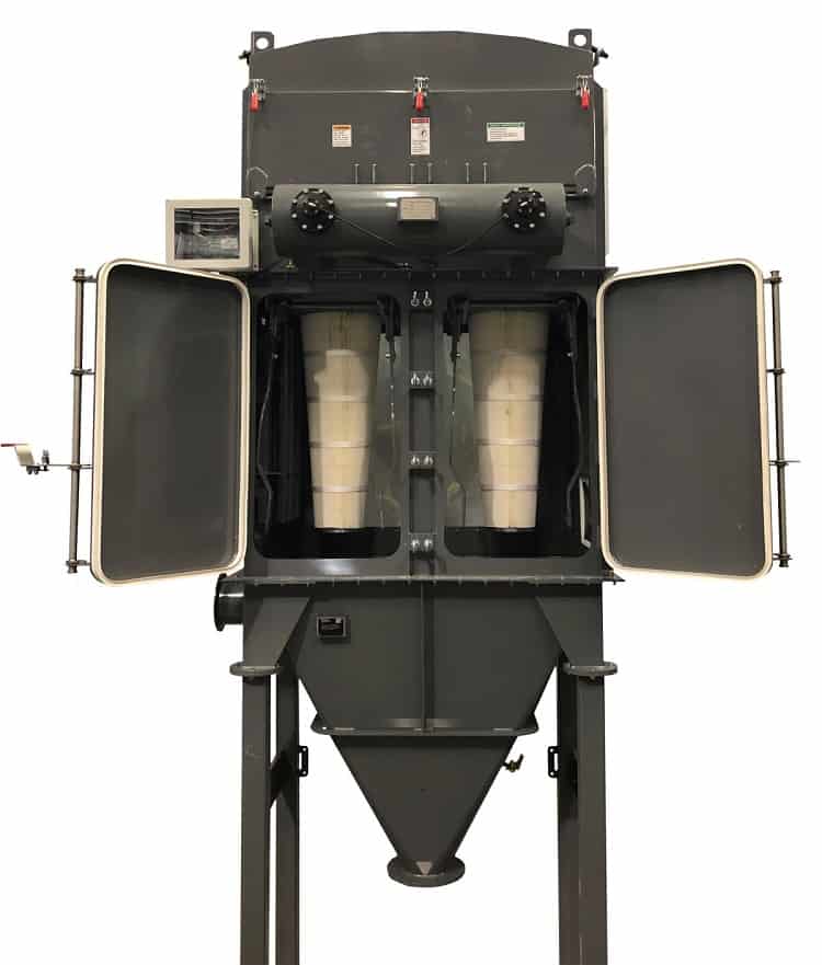 Vertical Cartridge Filter (VCF) Efficiency Maximizes Dust Collection