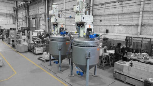 Set of Two Vertical Vacuum Dryers for a British Company