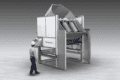 High Volume Bulk Material Tipper for Single or Multiple Containers, Vessels