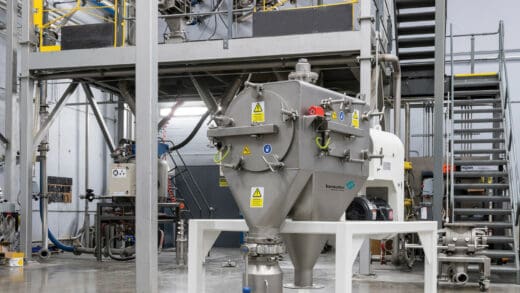Cantilever Shaft Design for Kemutec KEK® Centrifugal Sifters Improves Powder Processing Hygiene and Ease of Operation