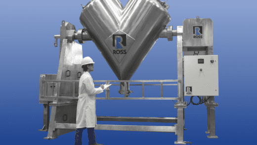 ROSS V Cone Tumble Blenders for High Accuracy Mixtures