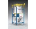 Bulk Bag Discharger Feeds Vacuum Lines Dust-Free