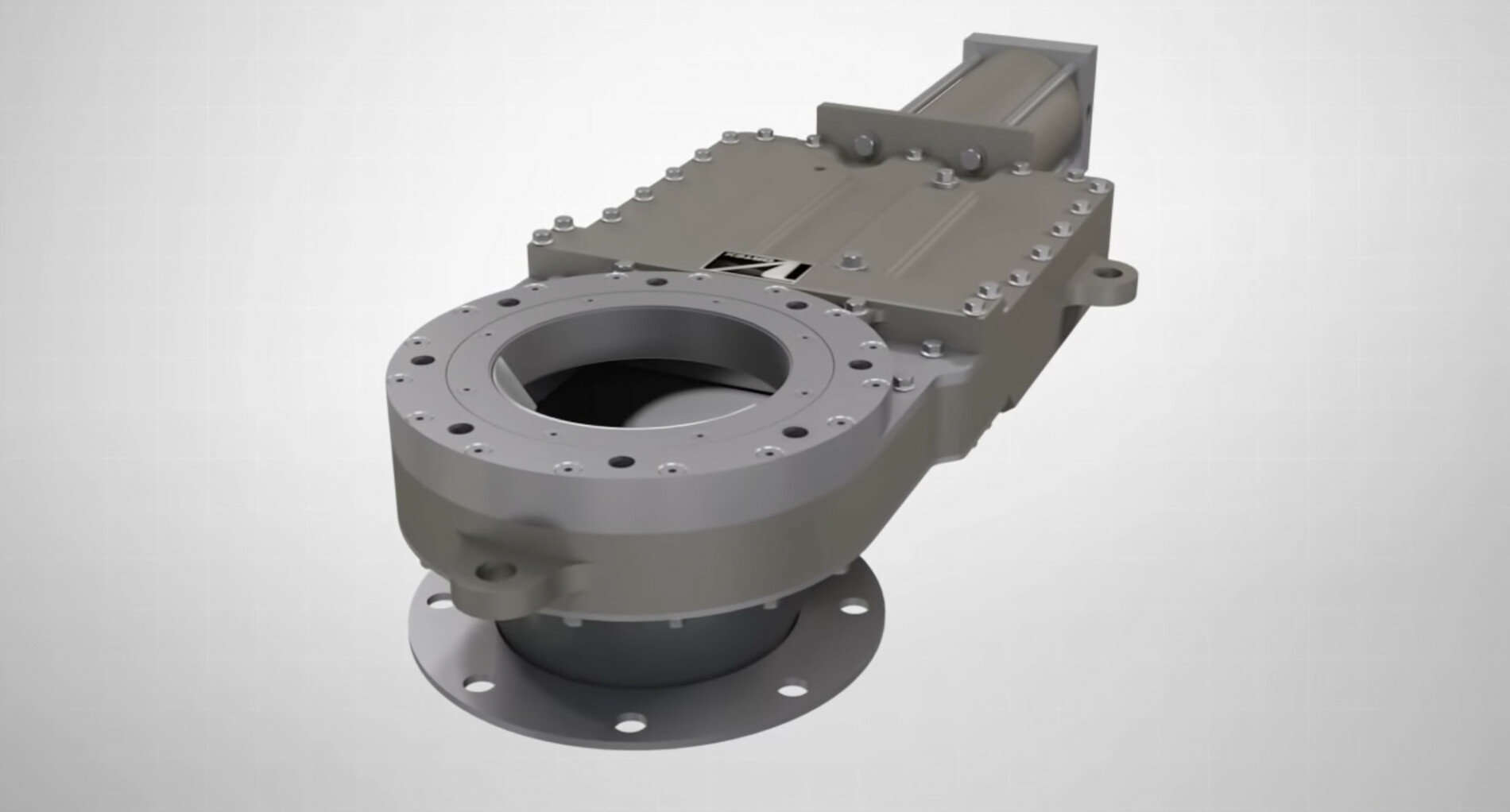 The Vortex HDP Gate Ideal for Abrasive and Sticky Materials