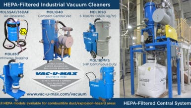 HEPA-Filtered Industrial Vacuum CleanersMAXimize Dust Collection, Air Pollution Control & Regulatory Compliance