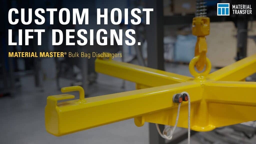 Discover Custom Bulk Bag Discharger Frame & Hoist Lift Options