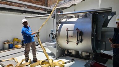 MIX horizontal Industrial Mixer with extractable rotor shaft for the Food Industry