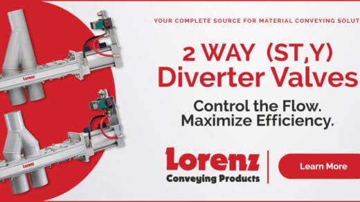 The Lorenz 2-Way Diverter Valves, Seamless Bulk Handling Starts Here!