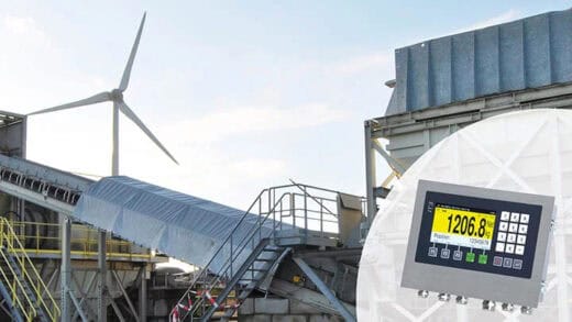 Belt Scale with SysTec Weighing Terminals for Soil Recycling