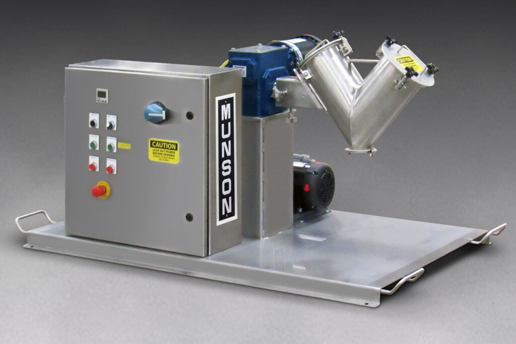 Cantilevered Vee Cone Tests Diverse Materials