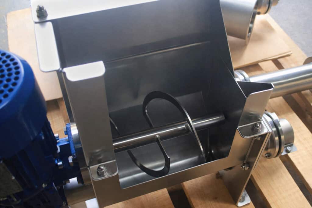 Bespoke Flexible Screw Conveyor for Wastewater Processing