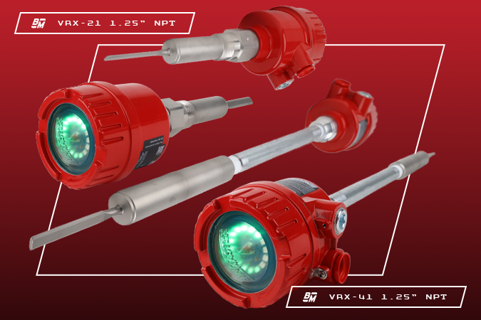 Slim VRX Vibrating Sensors Add Flexibility in Bulk Material Storage