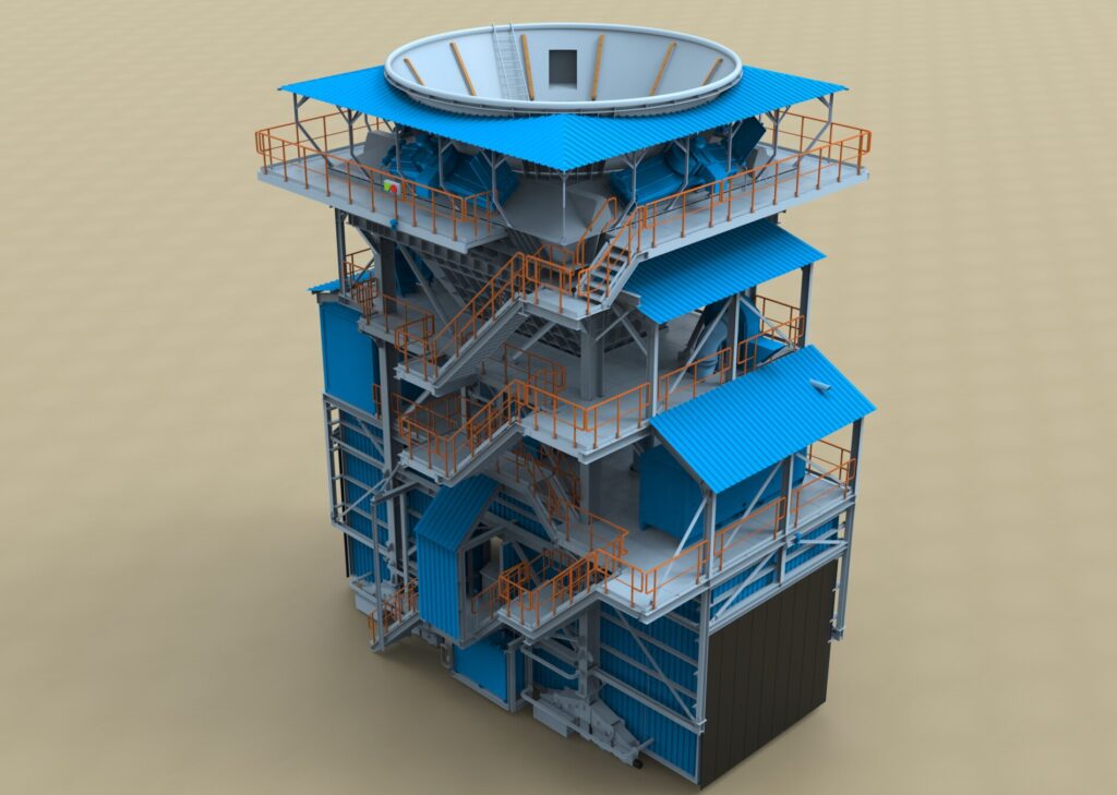 InterHop: Efficient and Dust-Reduced Bulk Handling