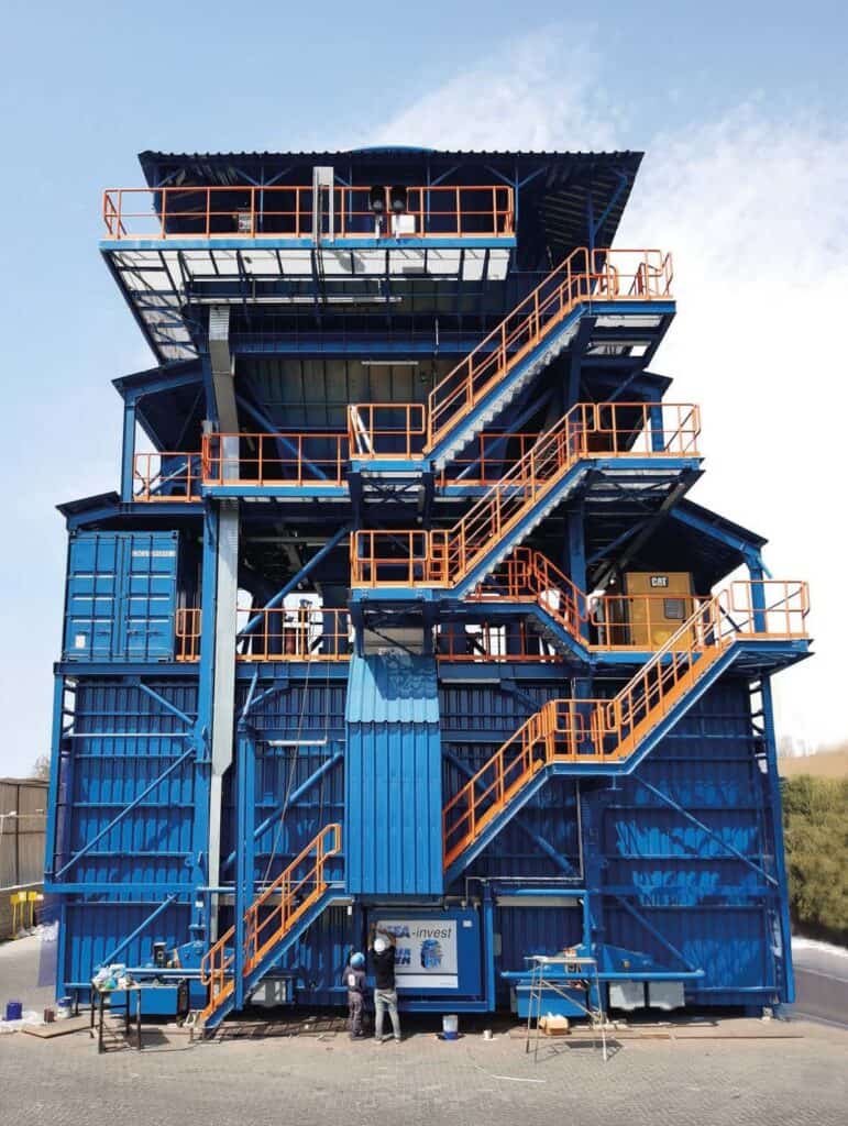 InterHop: Efficient and Dust-Reduced Bulk Handling